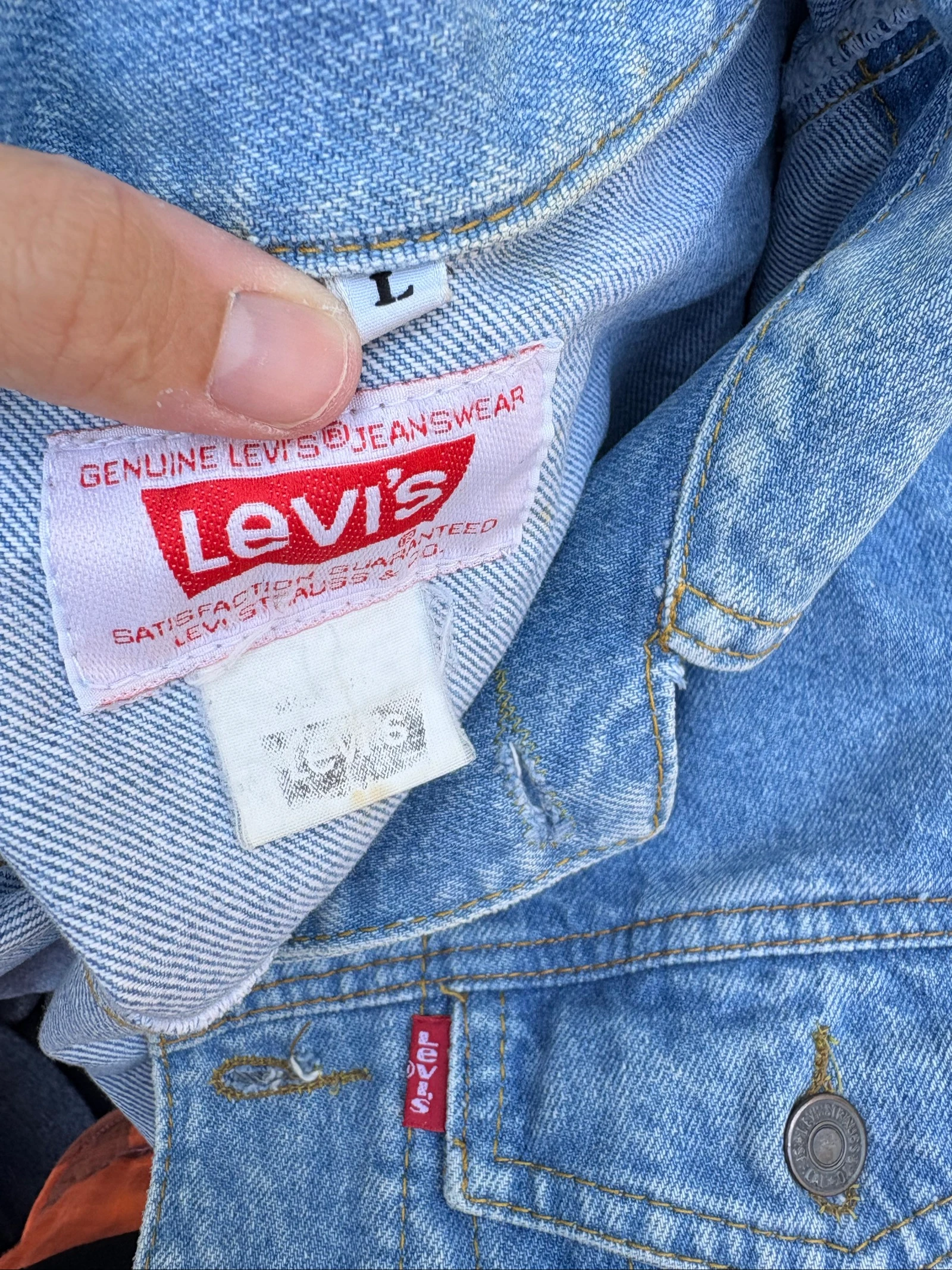 Veste en jean Lévis  – photo 5